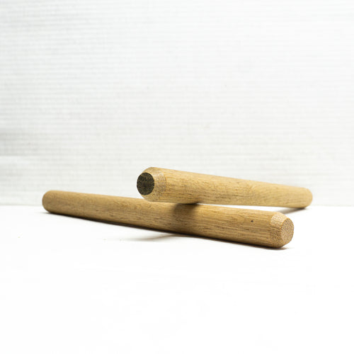Two White Oak Pegs